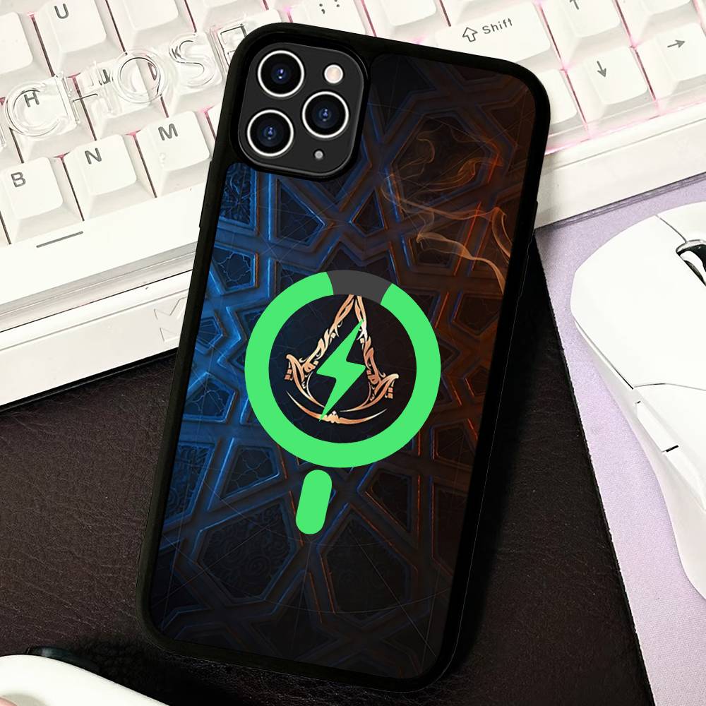 

A-Assassin S -Creed Игровой Магнитный Чехол Для Телефона С MagSafe Для IPhone 17 16 Pro Max 15 Plus 14 13 12 11 Чехол iPhone 13pro max