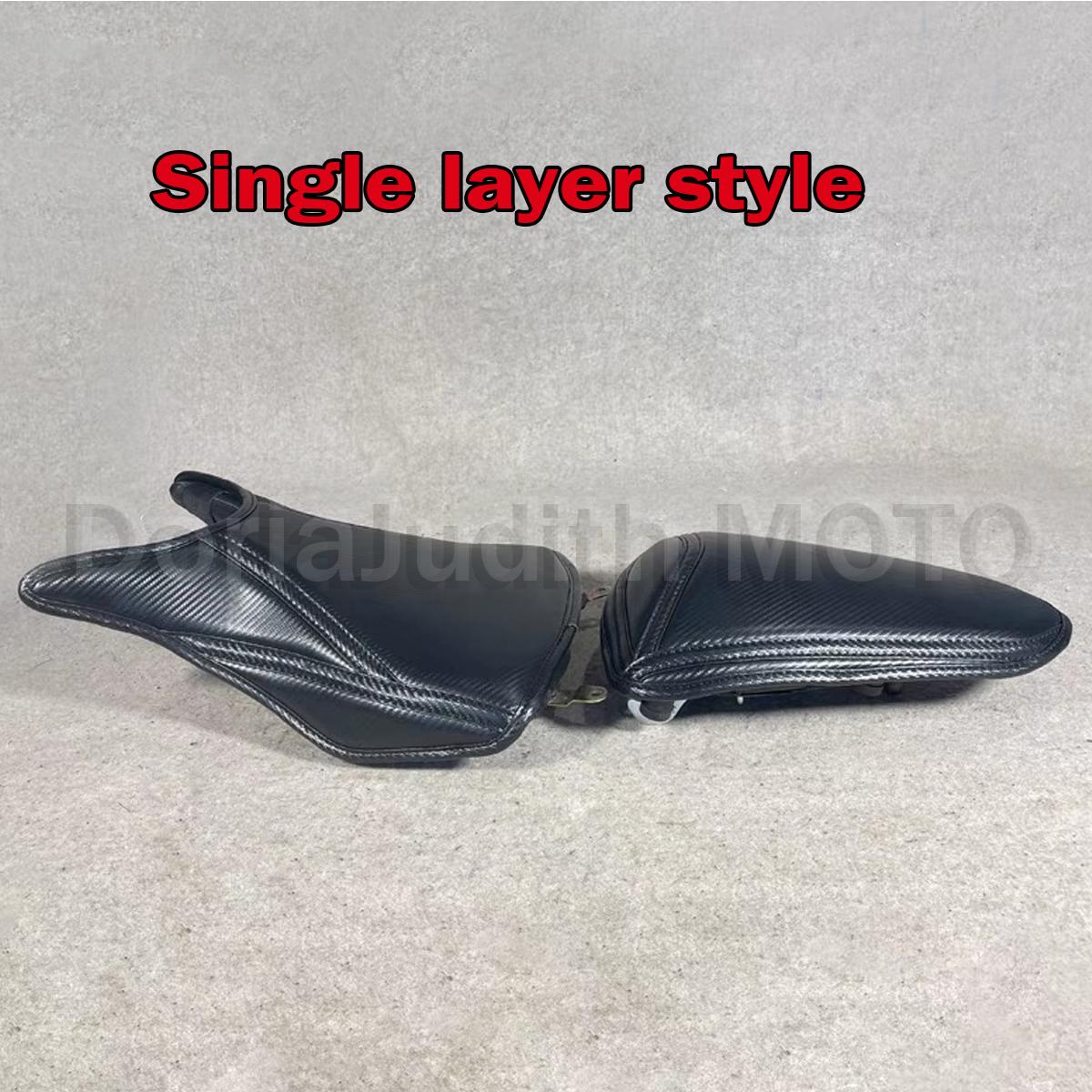 Suitable for Yamaha  R3 YZF R3 YZF-R3  motorcycle modification seat cushion cover, fiber modification, thickening and soft parts A