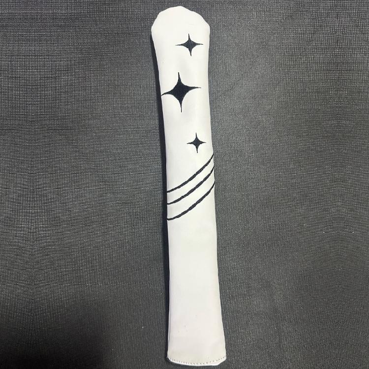 PU Leather Golf Club Protector Alignment Stick Cover Star Pattern Golf Alignment Stick Cover Case Holder Golf Supplies