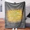 A Light Shining On Pages of Open Bible.-Themed Blanket - Comfortable Flannel Fabric Hypoallergenic Suitable for All Seasons - Idea