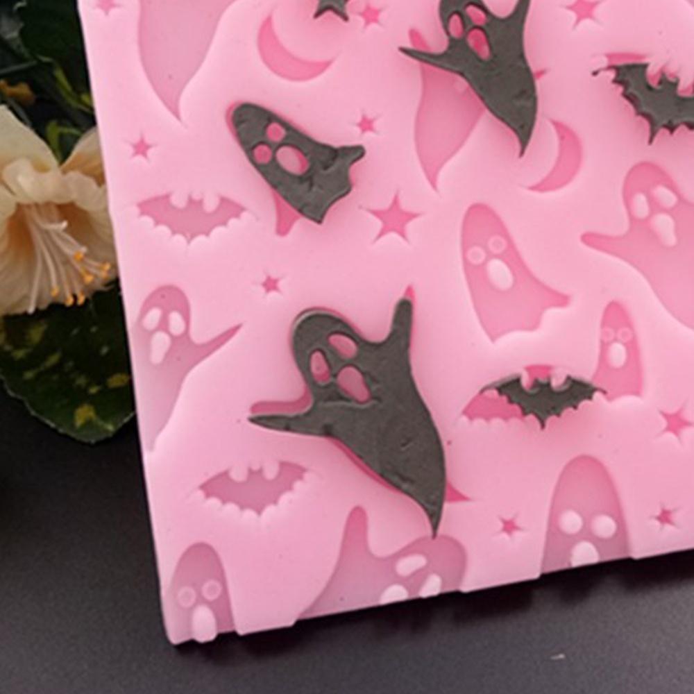 Halloween Ghost Silicone Fondant Mould Sugarcraft Tool Baking Chocolate Mold