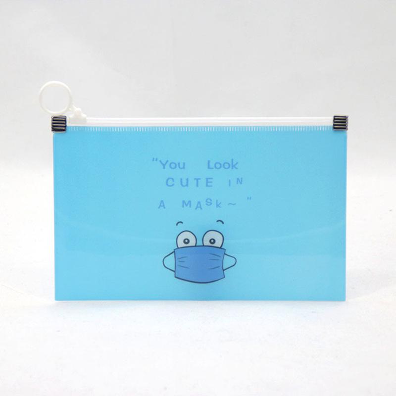Torba do przechowywania maseczek, etui na maseczki, pyłoszczelna saszetka zapinana na zamek, piórniki, podróżny przenośny organizer, etui na maseczki, oszczędność dla studenta