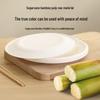 Meiliya 15cm Sugarcane Bamboo Pulp Round Plates
