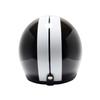 Motorcycle Jet Helmet Bubble Shield Standard Equipment SG Mark Compliant Free Size [B&B] Black/White BB-004