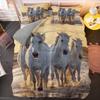 Horse Bedding Set Queen Size,Pony Decorative 2/3pcs Bedding Set Horse Freedom Runs Gallop Farm Print Soft Duvet Cover