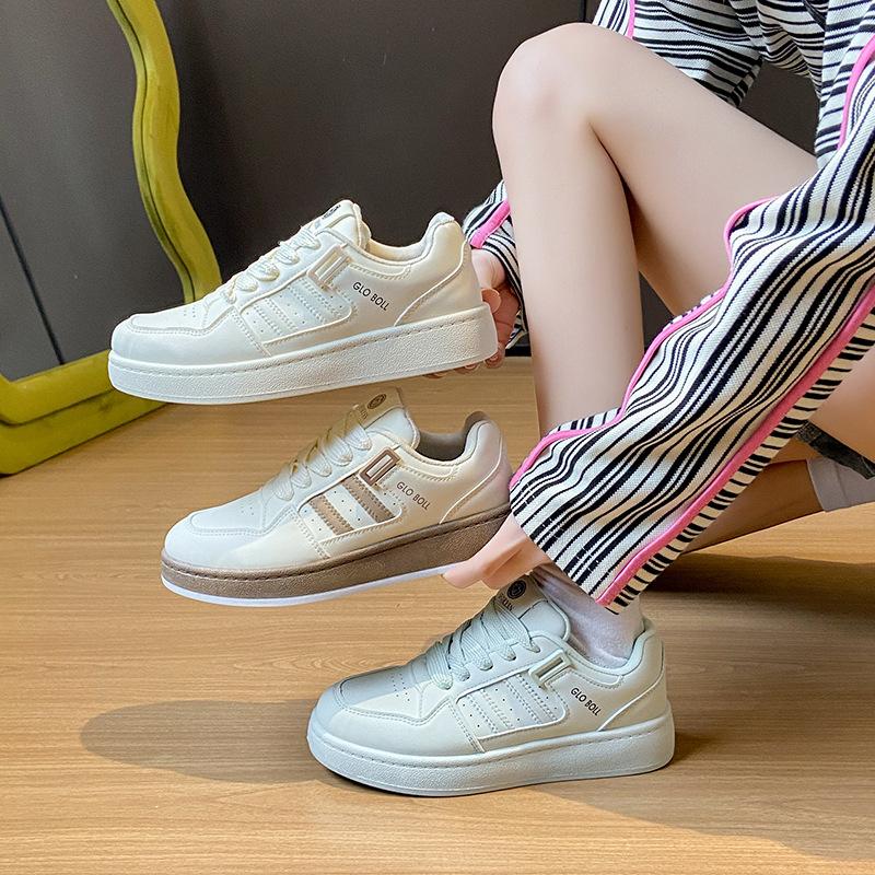 Little White Shoes Women's Spring New Female Student Leisure Sports Versatile Board Shoes