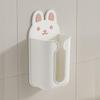 Wall Mounted Tissue Box Napkin Container Bathroom Adhesive Dispenser Organizer
