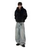 Openyard(Oy) Wild Faux Fur Hoodie Jacket - Black