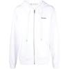 OFF WHITE Jackets Men's White Hooded Non Detachable Moderate Other OMBE013F22FLE0070110