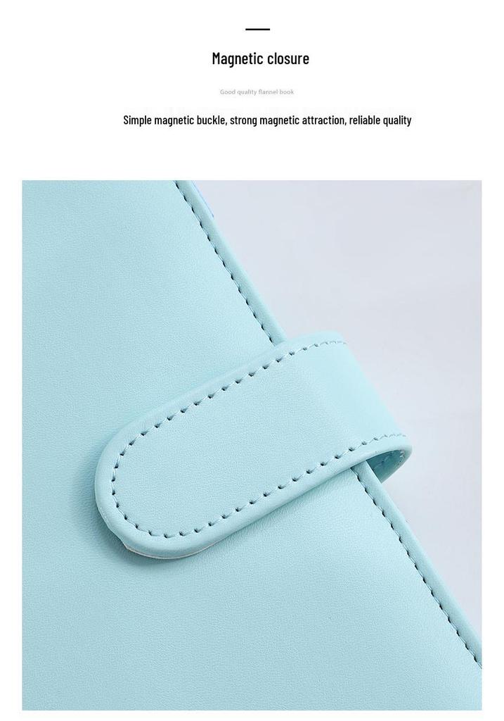 Macaron PU Loose-Leaf Notebook for Creative Budget and Financial Planning