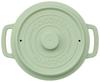 Skater Microwave Dusty Made in MWCP1 Cocotte-style Pot, 680ml, Green, Japan,