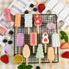 Reusable Silicone Ice Cream Molds DIY Fruit Popsicle Dessert Chocolate Cake Kids Craft Tool