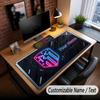 Large Mouse Pad Atletico Madrid FC Print Custom Name Text Desk Mat for Office Gaming