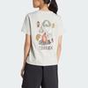 Adidas Terrex Polygiene Graphic Logo Loose Round Neck Sports Short Sleeve T-Shirt Women Tops Track-Grey JI8321