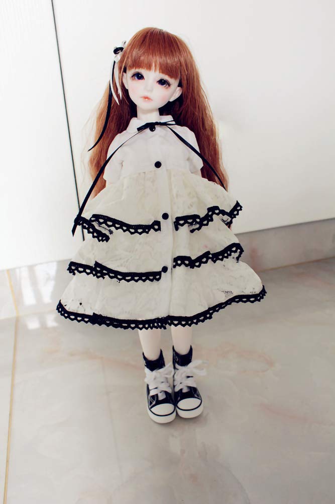 rakulifey Doll Costume Dress Ball Jointed Doll Dress Up 2 Piece Set Costume Doll 1/4 (1/4 Clothes)