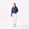 SWIFT SPEED Damen Slim Fit Fleece Yoga & Fitness Half-Zip Hoodie