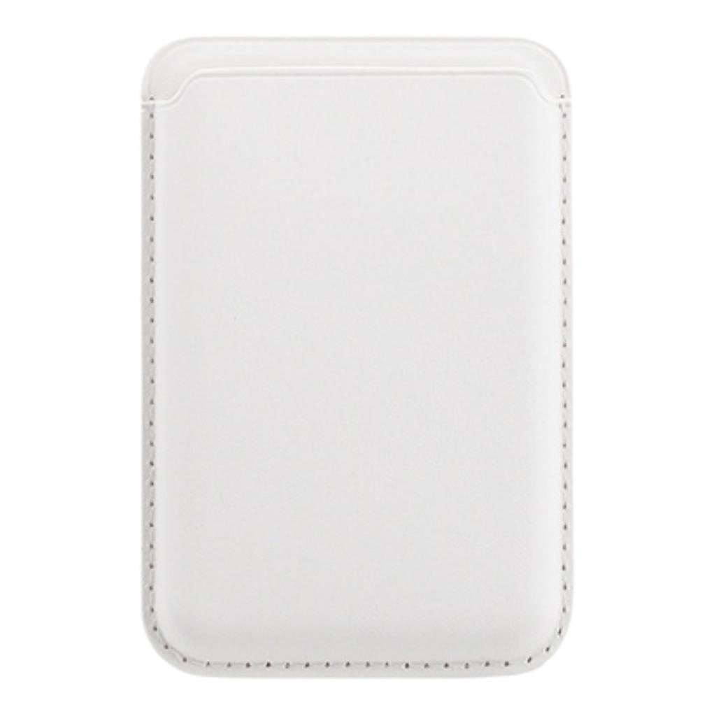 Elegante Tarjetero Antigolpes Magsafe Para 14 13 Y 15 Pro En Rojo Cereza
