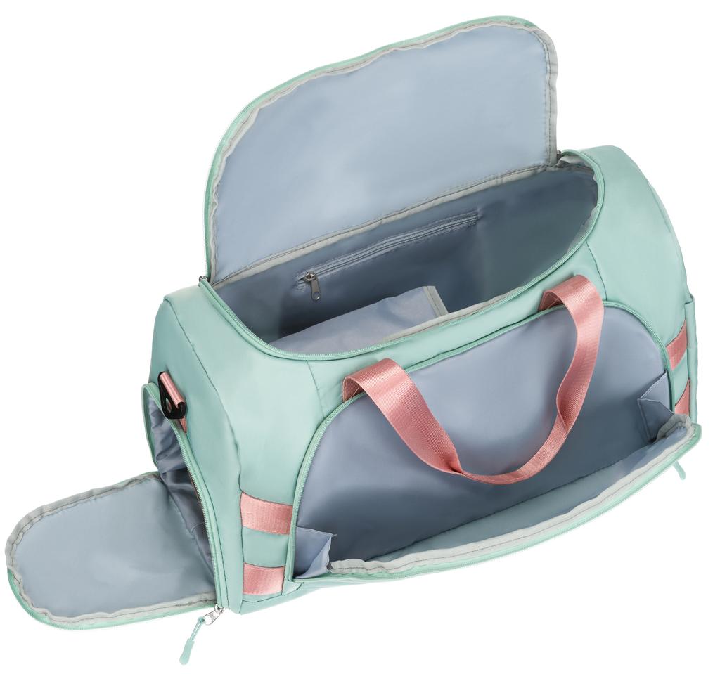 PTN 24427-8342 Green-Pink Travel Bag