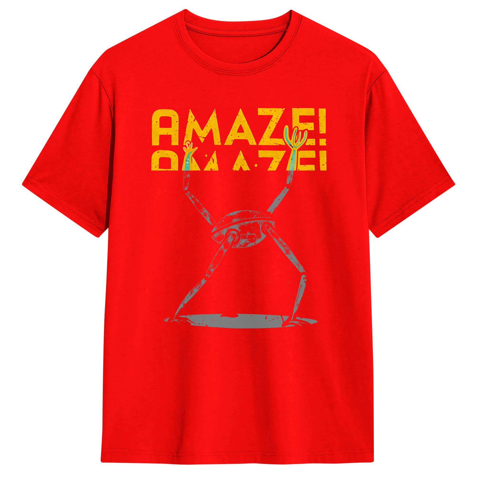Project Hail Mary Amaze Amaze Amaze T Shirt Summer Fashion T Shirts Unisexs Cotton Plus Size Top Tees Short Sleeves Awesome Tops M