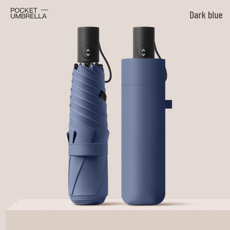 220g Ultralight Japan Mini Pencil Automatic Umbrella: Anti-Rebound, Retractable, Ideal for Rain or Shine.