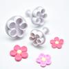 3Pcs/Set Heart Flower Mold Plastic Plunger DIY Cake Decorating Tools Fondant Sugar Craft Biscuit Cookies Cutter Mould