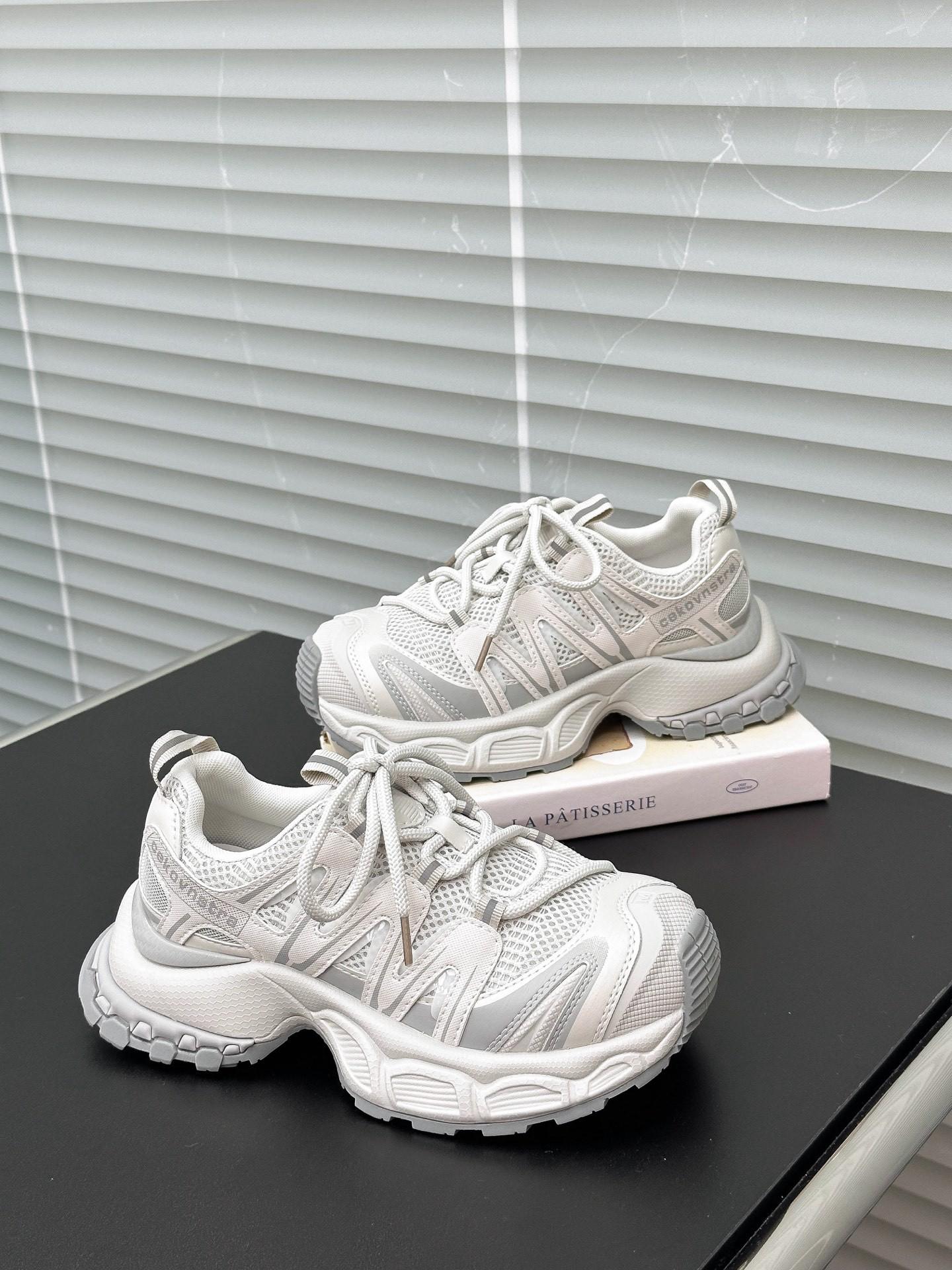 

2025 summer new thick-soled heightening dad shoes women s versatile casual sports shoes breathable mesh popular running shoes 35