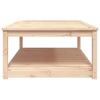 Vidaxl Garden Table, 121X82.5X45 Cm, Solid Pine Wood