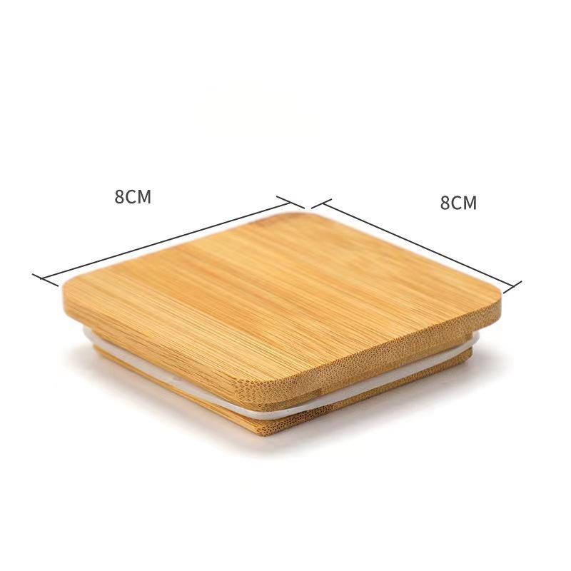 Solid Wood Mug Lids - Thickened Wooden Sealing Tops for Cups