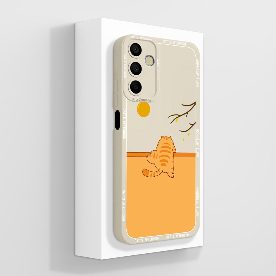 Case For Samsung A15 A 15 Cute Panda Soft Cover For Galaxy A15 Phone Cases Anti Drop Liquid Silicone High Quality Back Protector