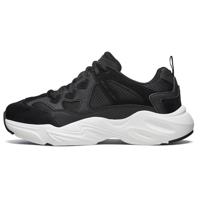 Skechers Stamina Airy Mesh Trendy Casual Low-Top Dad Shoes Men sneakers Black White 51937-BLK 42