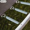 NEW Trampoline Spring, Silver Trampoline Springs Replacement, 48PCS Trampoline Springs with Spring Tool