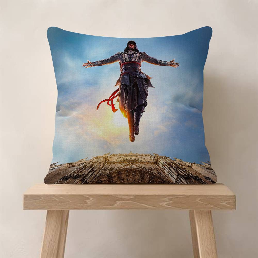 Game AssassinES S CCreed Cushion Cover x Polyester Sofa Cushions Decorative Throw Pillows Home Decoration Pillowcover