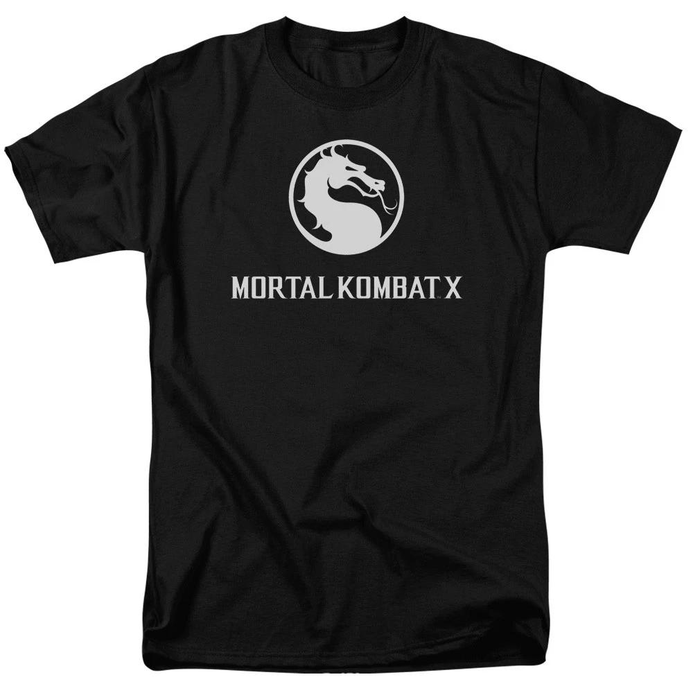 Mortal Kombat X Dragon Game Logo Licensed Adult T-Shirt XL