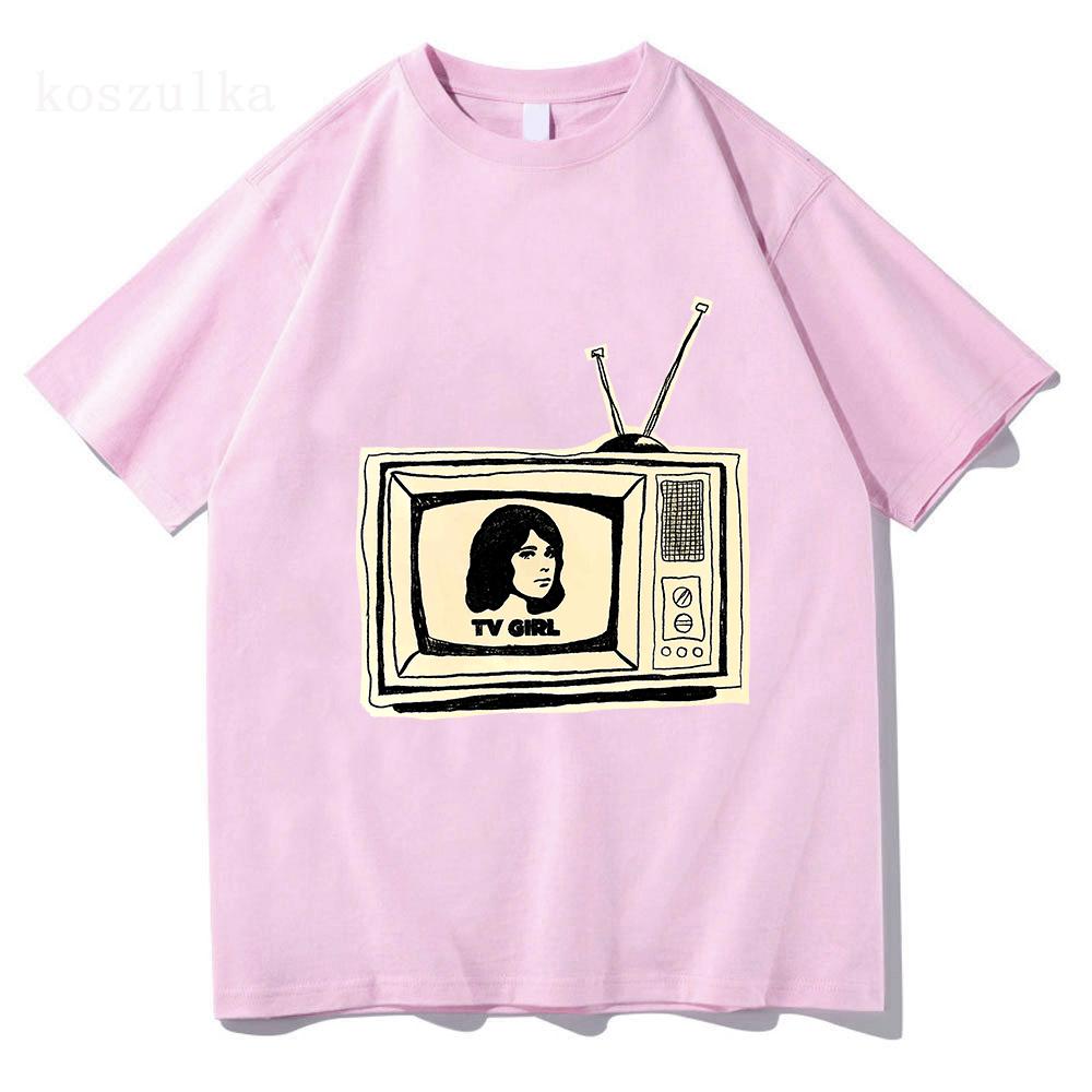 Classic Tv Girl 2025 T Shirt Fashion Men/Women Harajuku Graphic T-Shirt Unisex High Quality Aesthetic Vintage Cotton Tees Shirts