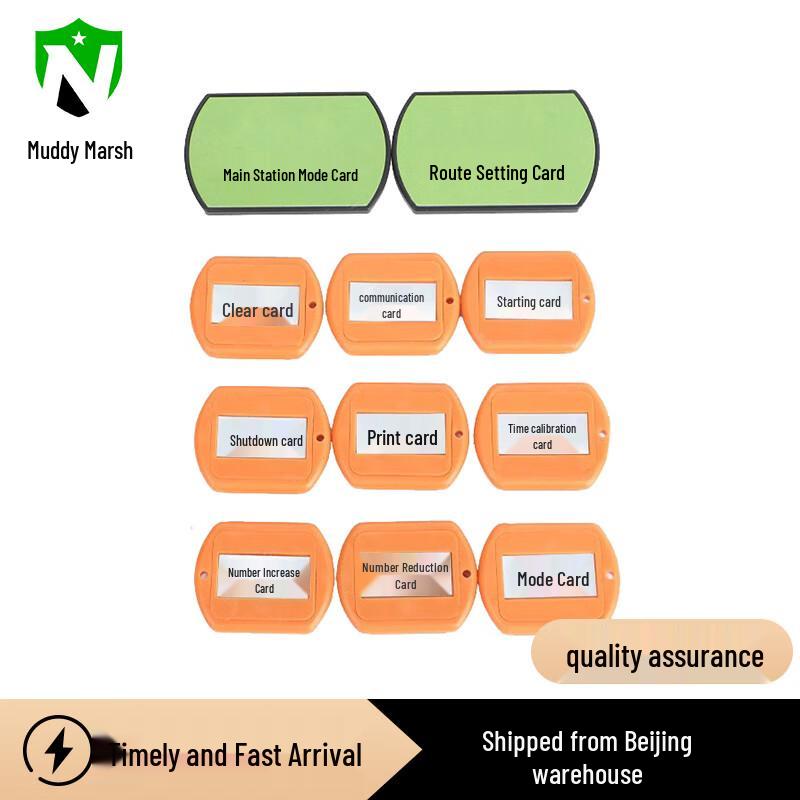Orienteering Electronic Timing System Management Card
