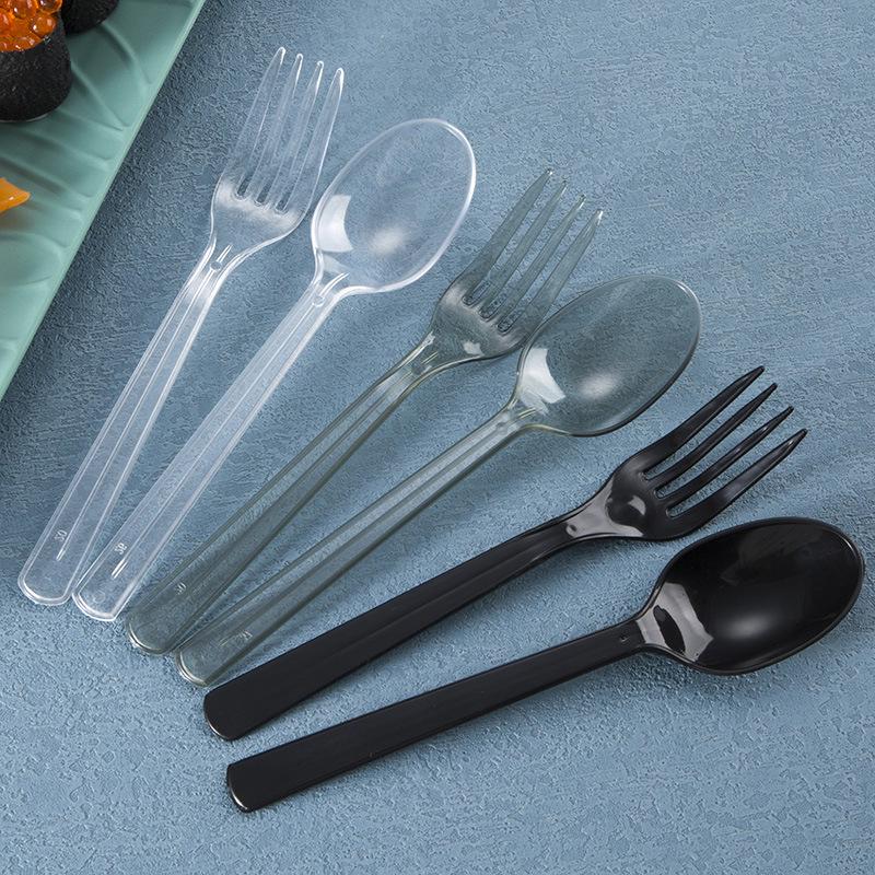 Set de Cubiertos Desechables Engrosados Empaquetados Individualmente para Bistec Occidental, Ensalada, Postre y Fruta
