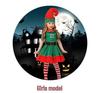Kids' Christmas Elf Costume - Unisex Parent-Child Green Cosplay Outfit for Holiday Parties