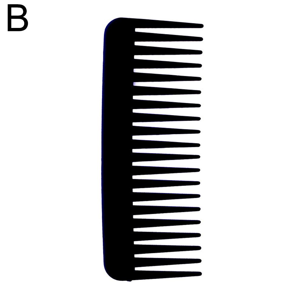 1PCS Hair Rectangular Plastic Wide Tooth Comb Handle Massage Comb Thick Long Hair For Home Use Detangling Hair Care Styling Tool