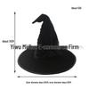 Light-Up Spiderweb Witch Hat Halloween Decoration