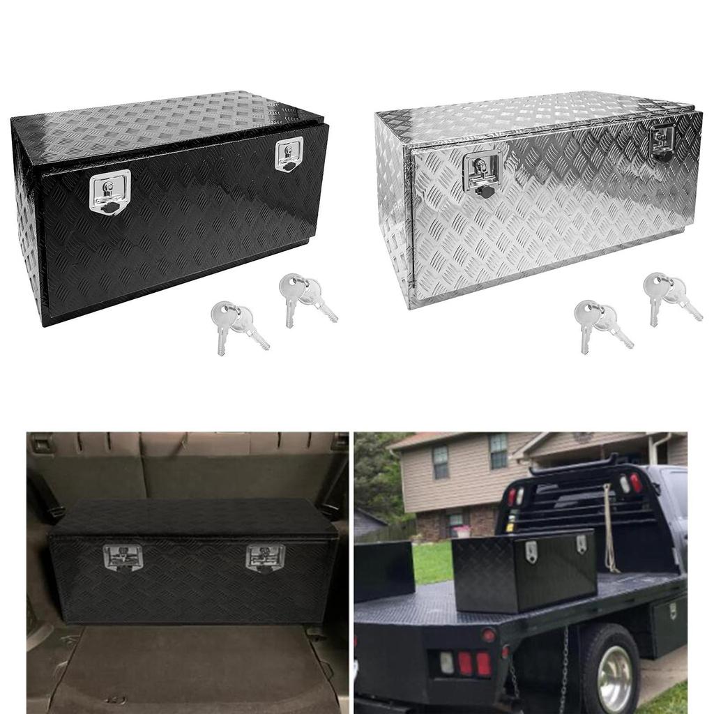 Trailer Chest Box Underbody Storage Garage Case Gardening Truck Bed Tool Box