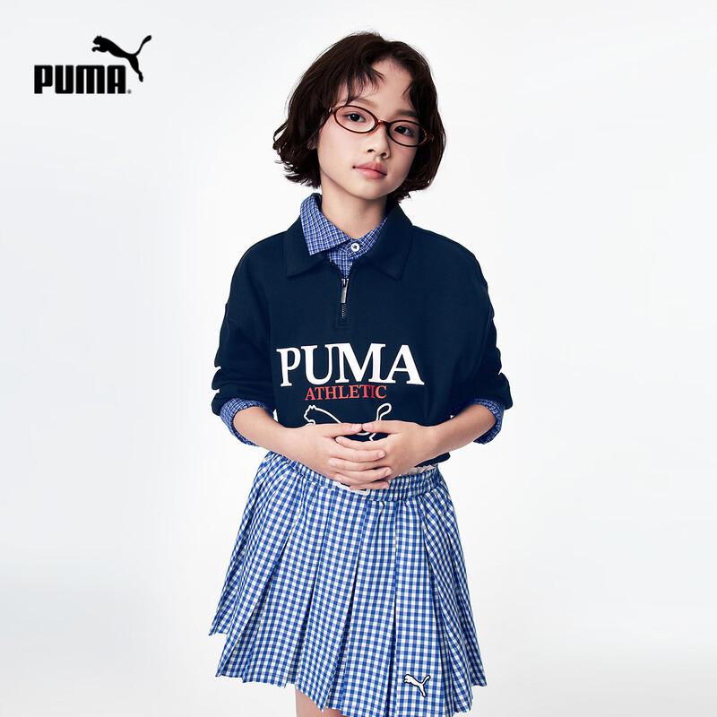 Puma Kids' Long-Sleeve Collared T-Shirt