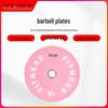 Macaron Women's Colored Weight Plate for Home Gym - Large Aperture Barbell Plate