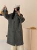 Women's High-End Double-Sided Wool Coat with Stand Collar - 2026 Autumn/Winter Collection