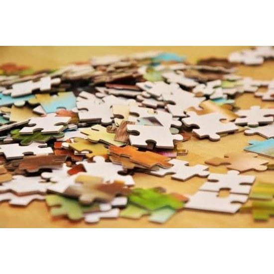 300-piece puzzle - cherry blossoms are full bloom along banks Kansai River creating breathtaking spring scene. gift family friends 40cm x 28cm.