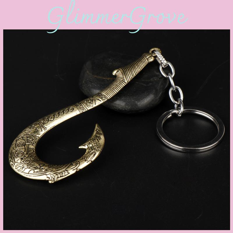 Moana Alloy Keychain Pendant With Vintage Style For Gift And Travel Souvenirs