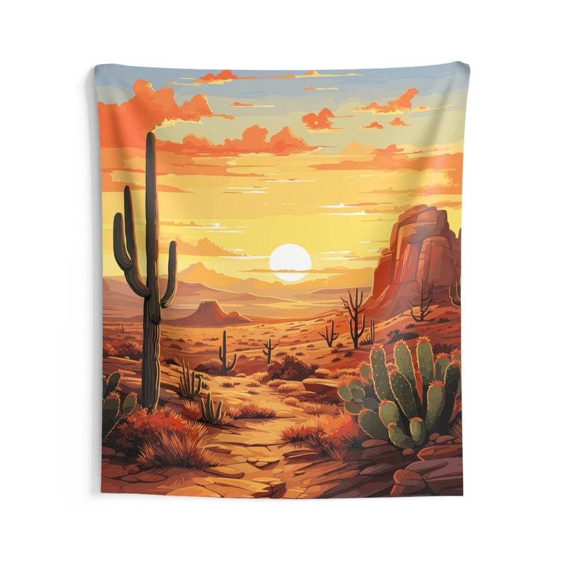 Desert Sunset tapestry 75x100