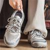 Men Breathable Mesh Shoes Lightweight Summer Walking Sneakers Casual Outdoor Slip On Daily Comfortable Footwear Casual Wear