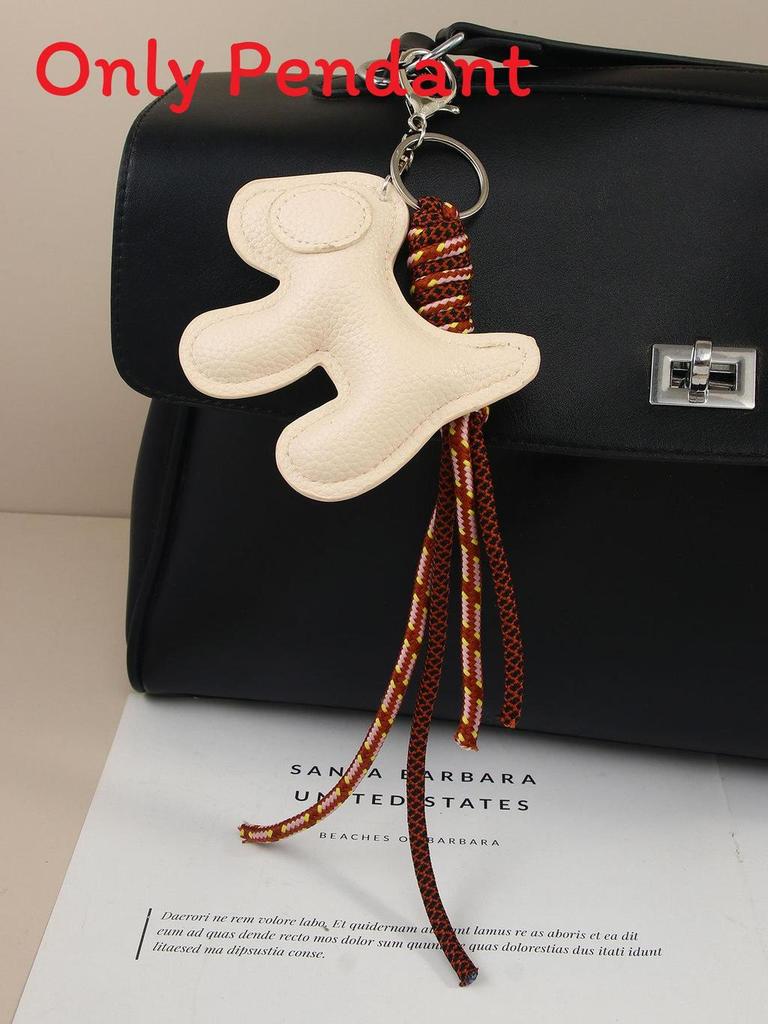 Miu Pu Cute Dog Bag Charm With Creative Keychain Accessory For Women