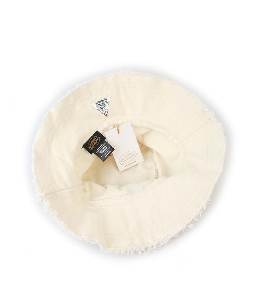 Yunibeosyeolkemiseuteuli Bubble Ivory Vintage Bucket Hat
