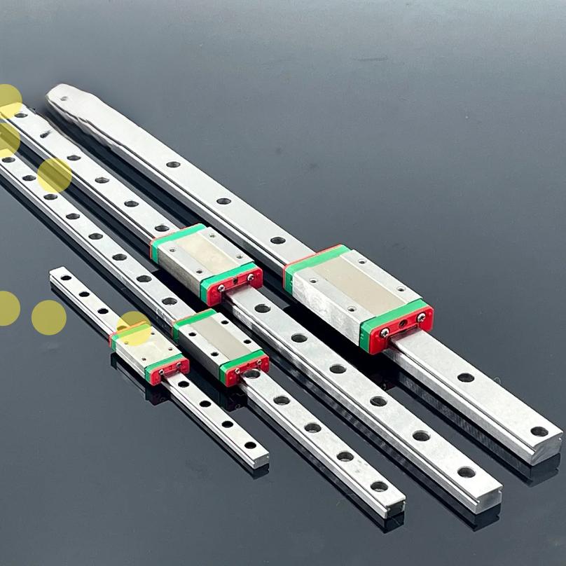 MGN9 MGN12 200 300 400mm miniature linear rail slide 1pc MGN linear guide 1PC MGN Block for CNC FA 3d printer.